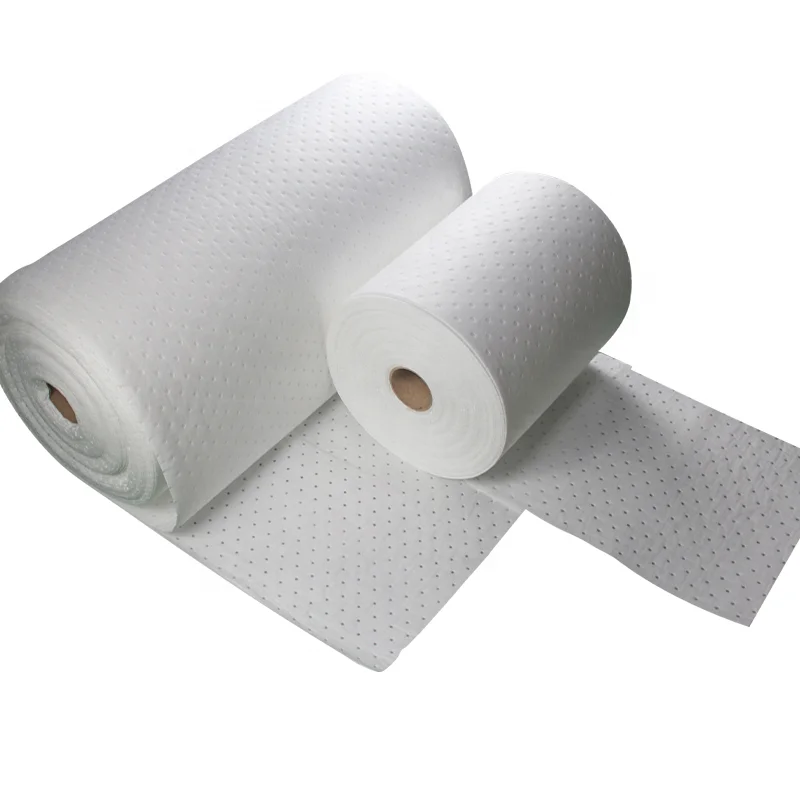 Melt-Blown-Oil-Only-Dimpled-Super-Absorbent-Roll