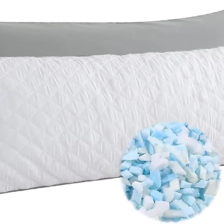Memory-Foam-Body-Pillow-Full-Body-Pillow-for-Side-Sleepers-Shredded-Memory-Foam-Gel-Cooling-Long-Pillow-Supports-Legs