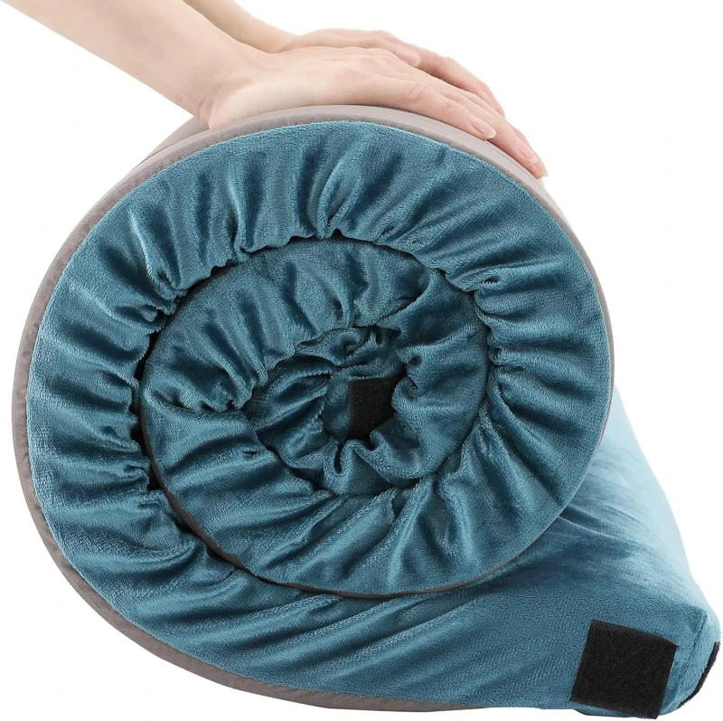 Memory-Foam-Camping-Mattress-Roll-up-Sleeping-Mat-for-Cot-Sleeping-Pad-with-Cover-for-Kids-Adults-Portable-Camping-Pad-for-Car