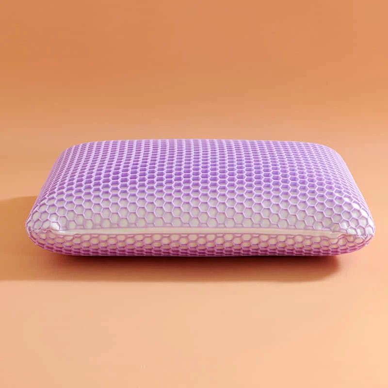Memory-Foam-Core-Hex-Grid-TPE-Pillow-Solid-Washable-Folding-Design-for-Comfortable-Sleep-Apartment-Decoration