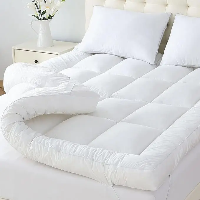 Memory-Foam-Folding-Mat-Large-Pure-Cotton-Knitted-Home-Super-Soft-Bedspread-2000GSM-Fluffy-Padded-Thick-Anti-Dust-Mite-200mm-60