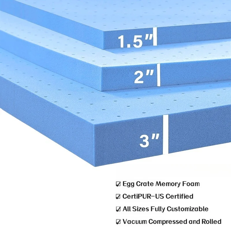 Memory-Foam-Mattress-Curved-Topper-King-Size-Cooling-Gel-Mattress-Pads-Memory-Foam-Pad-Mattress-Topper-3-Inches-160X200