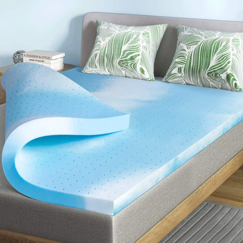 Memory-Foam-Mattress-Topper-Cooling-Gel-Infused-Firm-Topper-Soft-Breathable-Mattress-for-Back-Pain-Pressure-CertiPUR-US