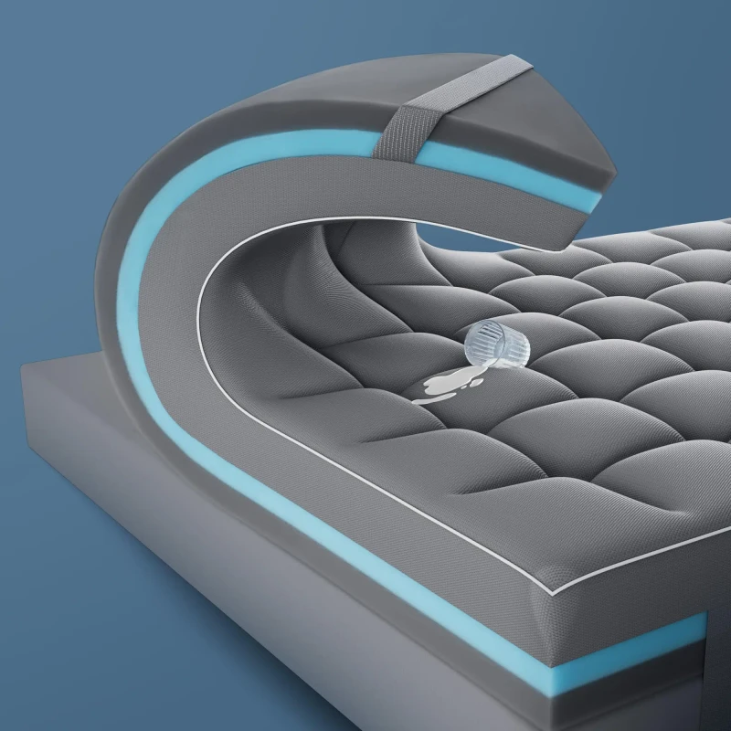 Memory-Foam-Mattress-Topper-Removable-Cover-Microfiber-PillowTop-Feature-for-Bedroom-Hypo-allergenic