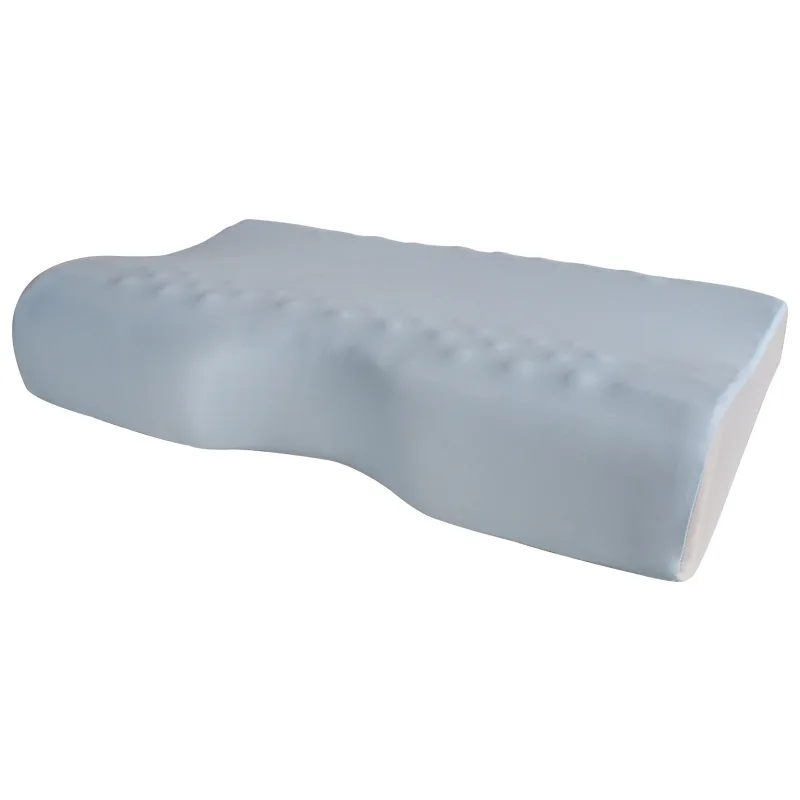 Memory-Foam-Neck-Support-Pillow-with-Slow-Rebound-Ergonomic-Design-Breathable-Ice-Silk-Cover-Rectangular