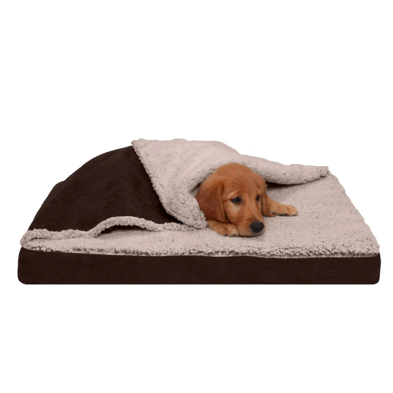 Memory-Foam-Pet-Beds-for-Dogs-and-Cats-Sofa-Dog-Bed-Performance-Linen-Sofa-Bed-With-Cover