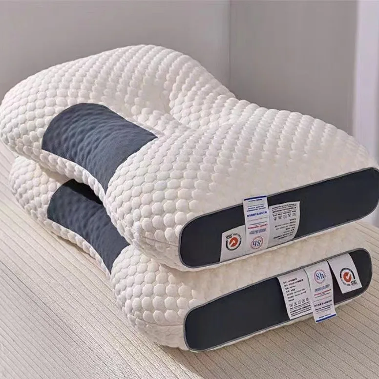 Memory-Foam-Pillow-Cervical-Support-for-Neck-Pain-Relief-Orthopedic-Contour-Design