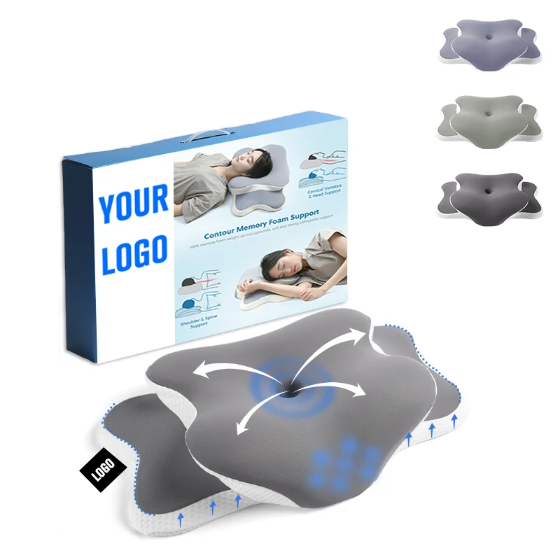 Memory-Foam-Pillow-OEM-ODM-Memory-Foam-Orthopedic-Cervical-Contour-Ergonomic-Pillow-For-Sleep