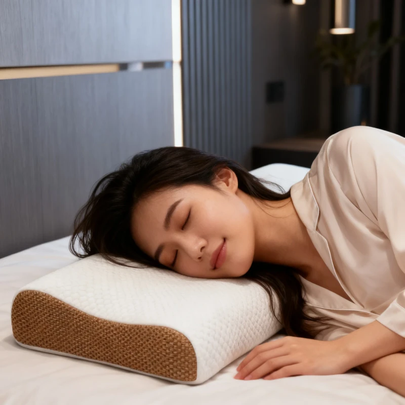 Memory-Foam-Slow-Rebound-Multi-purpose-Neck-Pillow-Ergonomic-Hypoallergenic-Solid-Eco-Friendly-Modern-Design