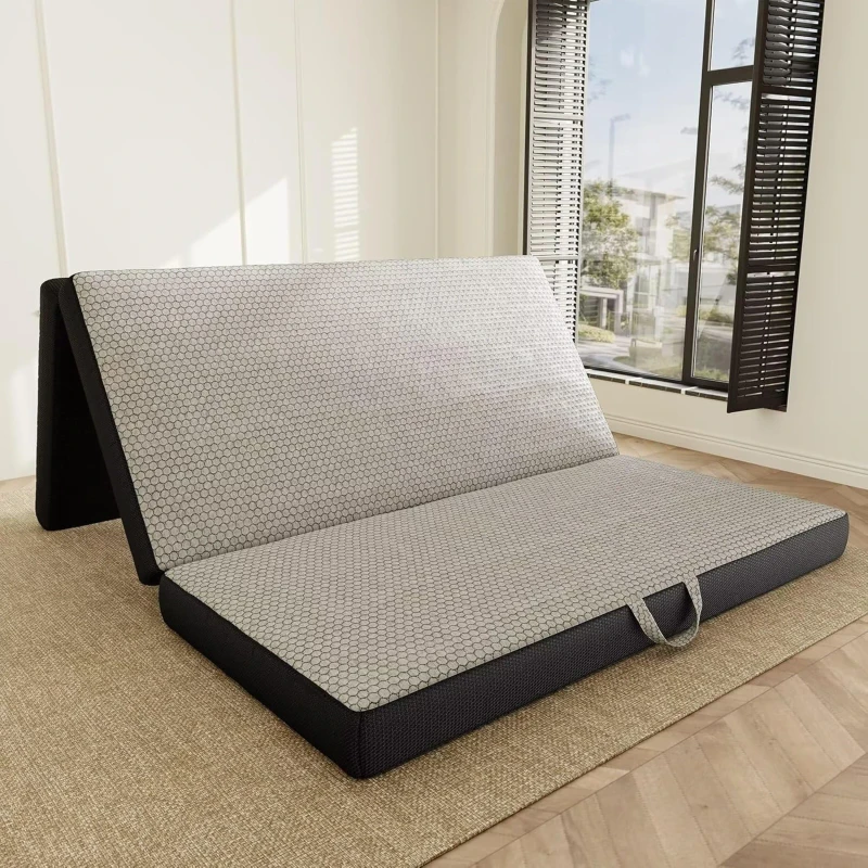 Memory-Foam-Trifold-Mattress-Twin-Portable-Floor-Bed-4-Inch-Foldable-Mat-with-Washable-Cover-Handle-Non-Slip-Bottom-for-Camping