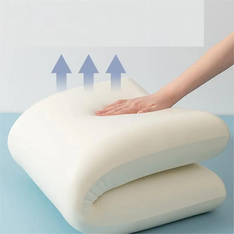 Memory-Foam-Woven-Neck-Pillow-Healthy-Head-Support-for-Pain-Relief-Square-Shape-Waterproof-Eco-Friendly-Customizable-for-Camping