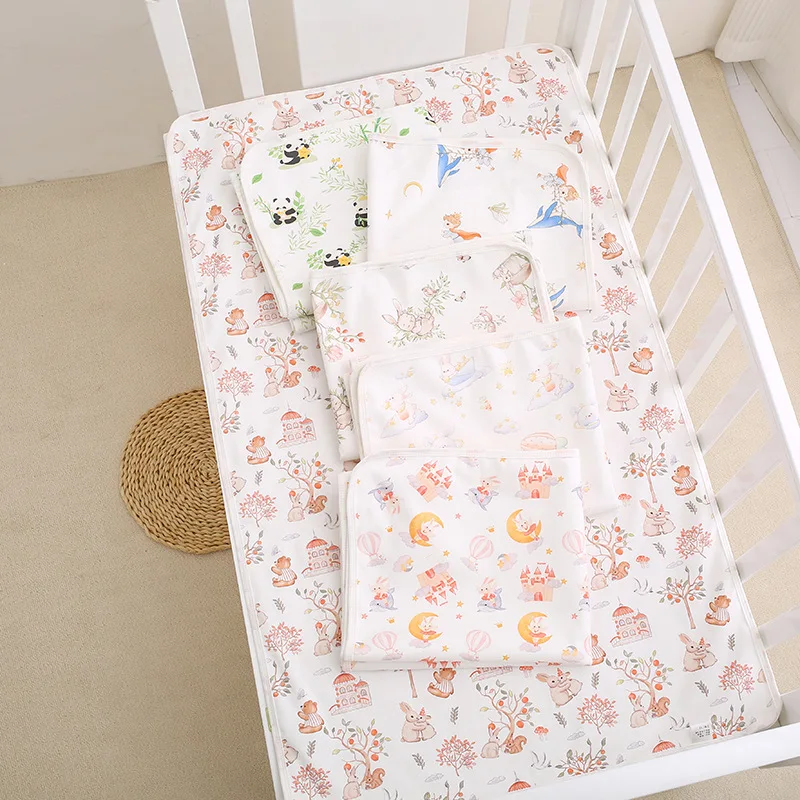 Menstrual-Pad-Baby-Changing-Mat-Waterproof-Urine-Pad-Grade-Maternal-Infant-Pure-Cotton-Material-Washable-Cartoon-Design