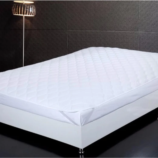 Microfiber-Fabric-Bed-Mattress-Topper-Cotton-Goose-Down-Duck-Feather-Waterproof-Mattress-Proctor-Cover-Pad