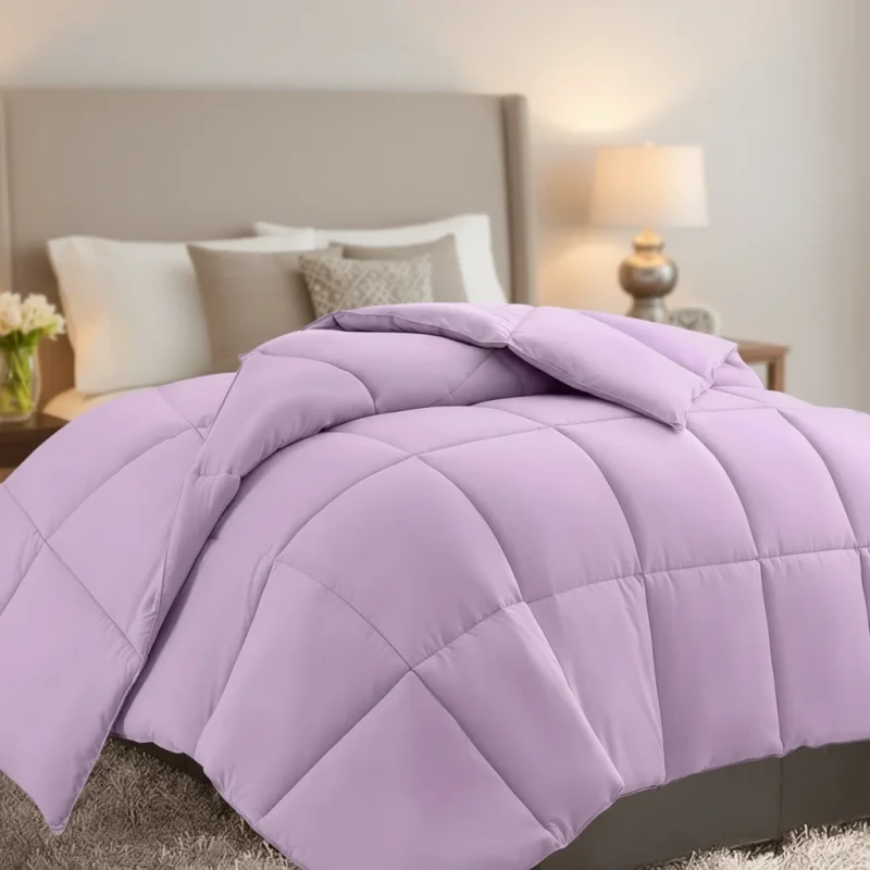 Microfiber-Quilted-Polyester-All-Season-Comfort-Bedding-Set-Simple-Style-Home-Hotel-Wrinkle-Resistant-Bed-Set