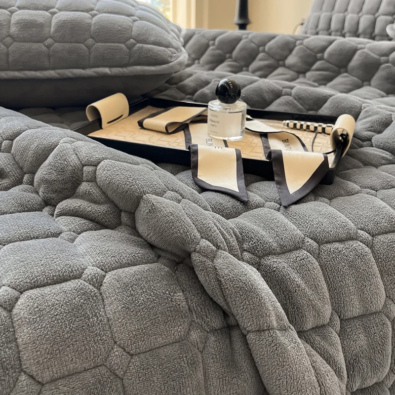 Milk-Velvet-Twill-Bed-Cover-Three-Piece-Quilted-Set-Thickened-Warmth-Protection-All-Season