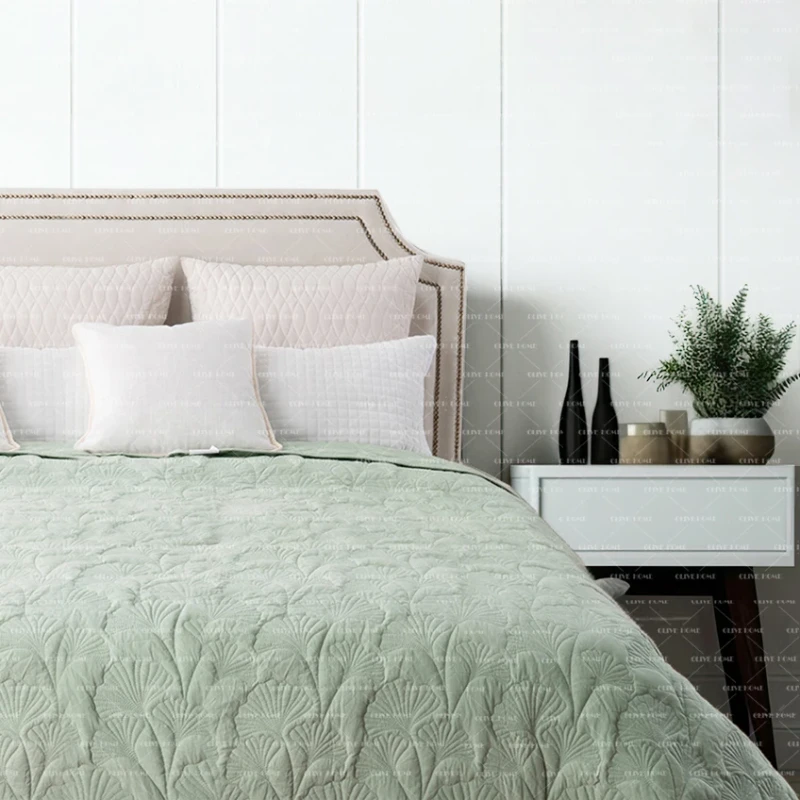 Mint-Green-Bedspread-Quilt-Sets-King-Quilt-Cotton-Bedspreads-Reversible-Coverlets-Lightweight-Bed-Cover-Paisley-Bedding-Sets