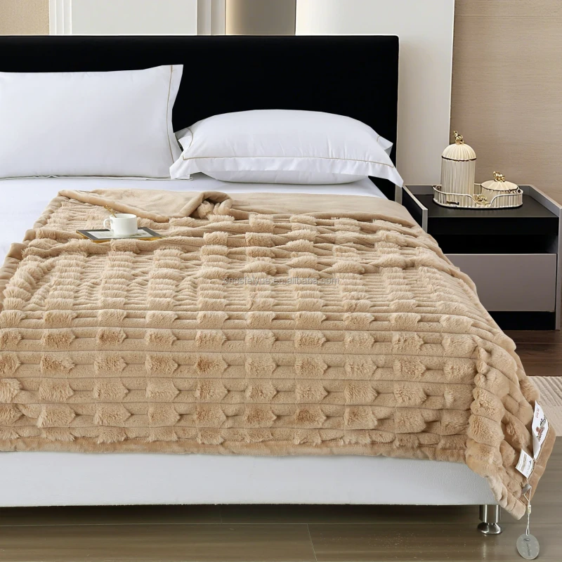 Modern-100-Polyester-Raschel-Blanket-Thicker-Waffle-Thermal-Baby-Bed-Throw-Four-Seasons-Warm-Bed-Blanket-Solid