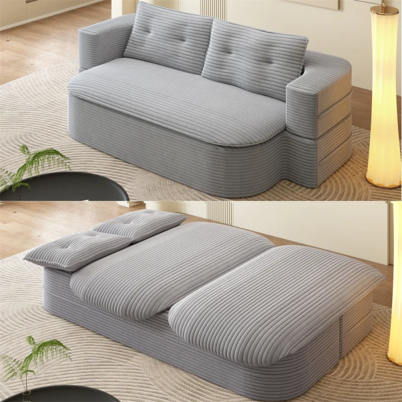 Modern-2-in-1-Foldable-Boneless-Floor-Sofa-Blanket-Comfortable-Plush-Corduroy-Fabric-Sofa-Convertible-Sleeper-Sofa-Bed