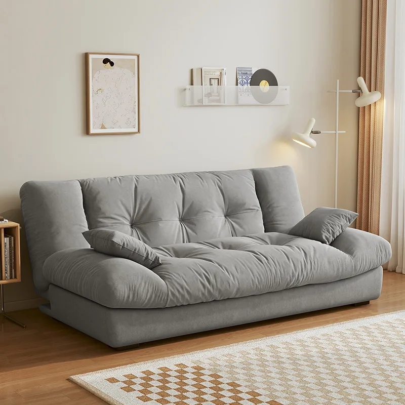 Modern-Cloud-Folding-Sofa-Bed-Fabric-Upholstered-Extendable-Foldable-Sleeper-Sofa-Soft-Washable-Customizable-Colors-for-Bedroom
