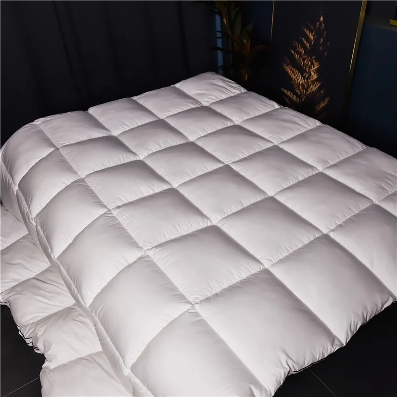 Modern-Comforter-Feather-Down-Fiber-Quilt-100-Polyester-King-Duvet-Winter