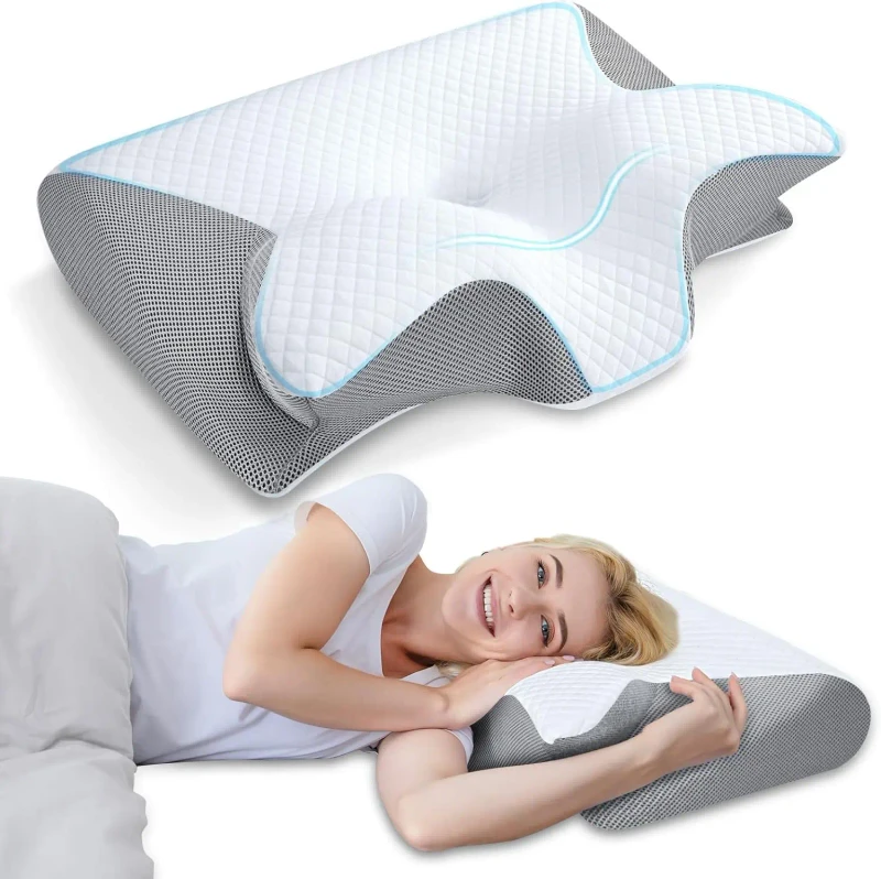 Modern-Cotton-Memory-Pillow-Comfortable-Breathable-Sleep-Aid-Antibacterial-Feature-Protection-for-Cervical-Vertebra-Neck