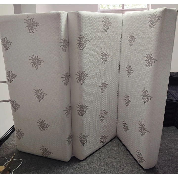 Modern-Design-Tri-Fold-Folding-Memory-Sponge-Foam-Mattress-Guest-Bed-for-Bedroom-Camping-or-Road-Trips