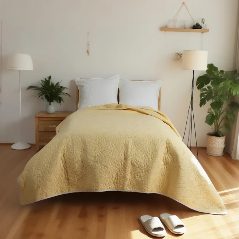 Modern-Egyptian-Cotton-Quilt-Set-Geometric-Pattern-Stitched-Bedspread-Lightweight-Breathable-Summer-Comforter-Coverlet