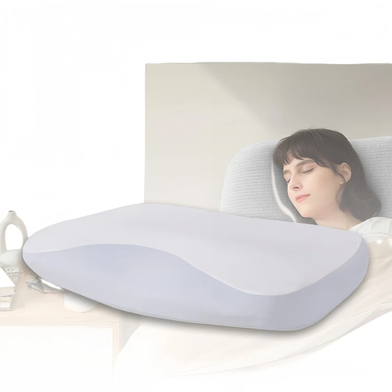 Modern-Ergonomic-High-Density-Memory-Foam-Neck-Support-Pillow-Customizable-with-Removable-Breathable-Cover-Natural-Curve-Fit