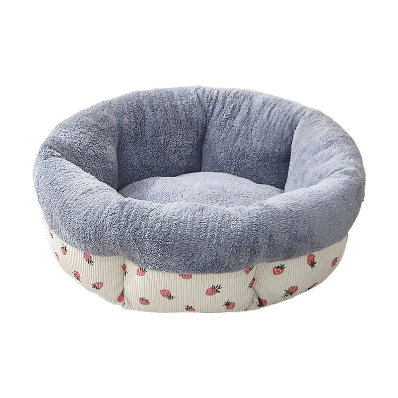 Modern-Fashion-Breathable-Comfortable-Eco-Friendly-Washable-Luxury-All-Seasons-Dog-Bed-Donut-Custom