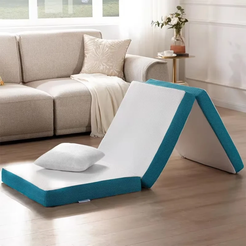 Modern-Foldable-Foam-Queen-Mattress-Size-Single-Washable-Cover-Eco-Friendly-Durable-Medium-Firm-15cm-Thickness