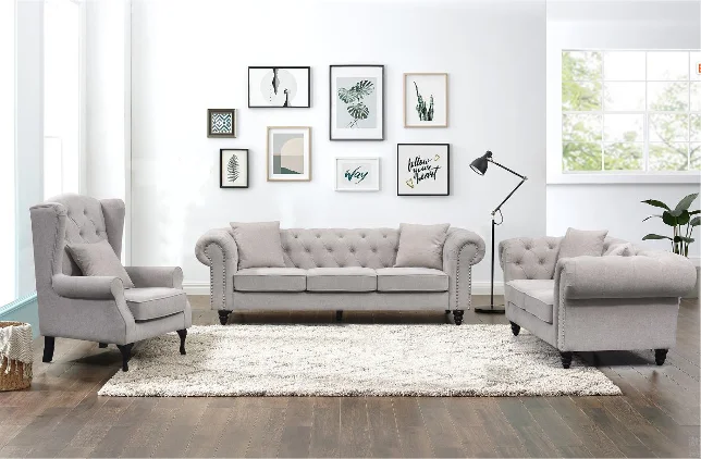 Modern-Foldable-Sofa-Bed-Set-with-Fabric-Cover-and-Sponge-Filling
