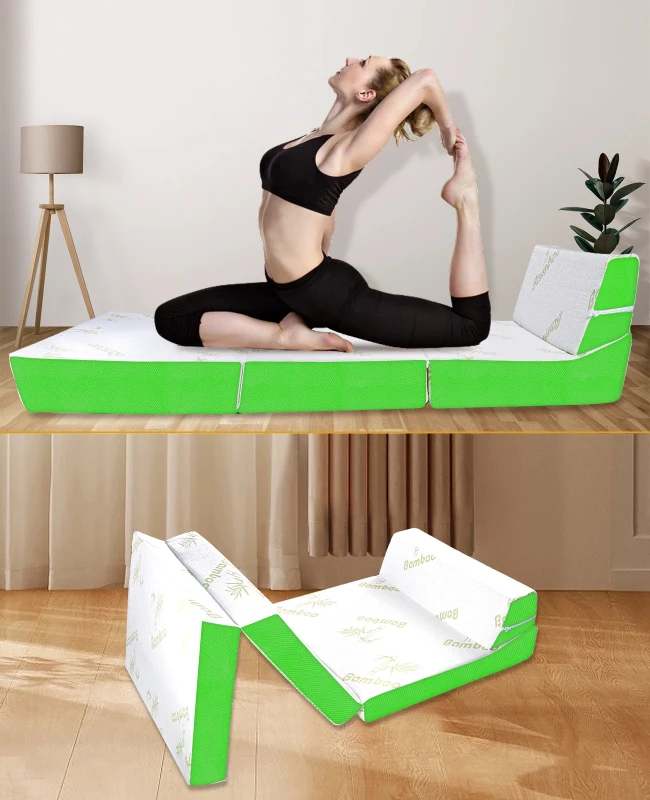 Modern-Four-Fold-Memory-Foam-Folding-Mattress-Rolled-Folding-Mattress-with-Washable-Cover-Non-Slip-Bottom-Foldable-Mattress