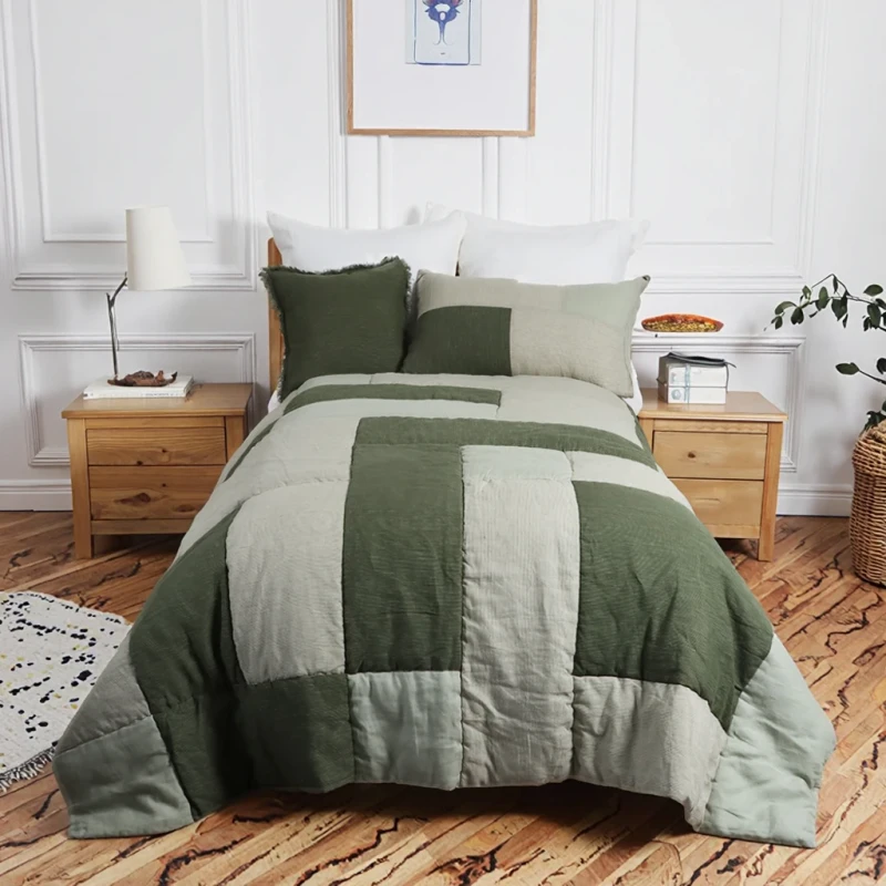 Modern-Grey-Customizable-Egyptian-Cotton-Eco-Friendly-Four-Seasons-Universal-Comforter-for-Cool-Summer-Warm-Winter-Spring-Autumn