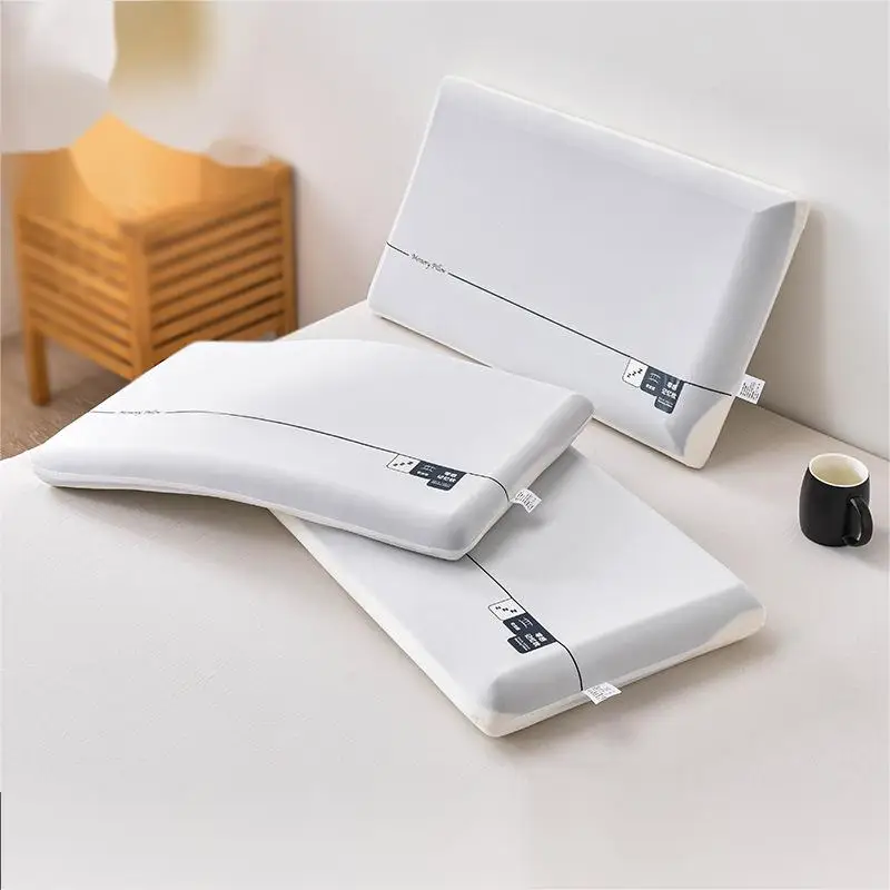 Modern-Memory-Foam-Pillow-Neck-Support-Medium-Firmness-for-Stomach-Back-Side-Sleepers-Orthopedic-Bed-Pillow-Ice-Silk-Cover