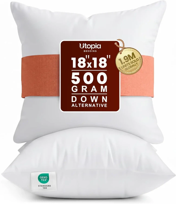 Modern-Neck-Throw-Pillow-Insert-Bamboo-Fiber-Silk-Rectangle-Cushion-Stuffer-Memory-Foam-115-GSM-Brushed-Fabric-for-Sofa-Bed