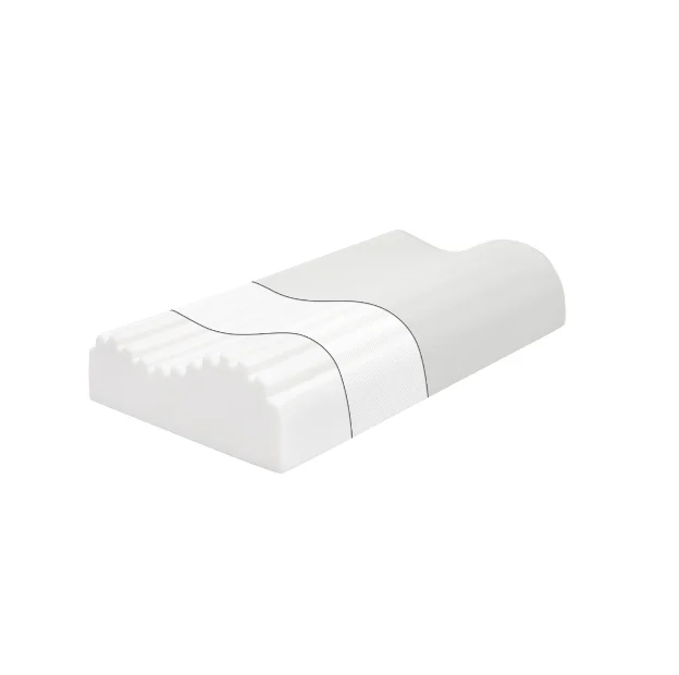 Modern-Orthopedic-Cervical-Support-Memory-Foam-Neck-Pillow-with-Marine-Pattern-Anti-Bacteria-400TC-Breathable-Fabric