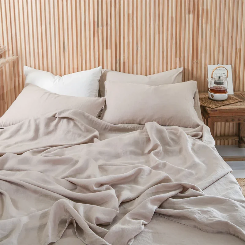 Modern-Pure-Hemp-Stone-Washed-Bedding-Sets-Linen-King-Queen-Twin-Fitted-Flat-Bed-Sheets-Cover-Set
