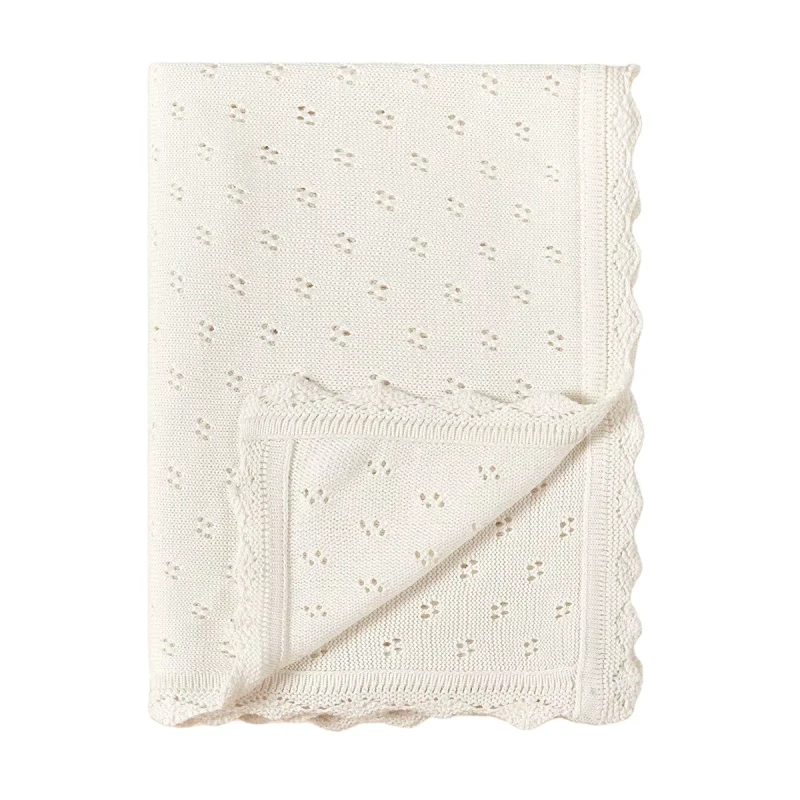 Modern-Reversible-Knitted-Baby-Blanket-Breathable-Non-Toxic-200TC-All-Season-Solid-Color-Swaddle-Cotton-Holding-Kids-Bedding