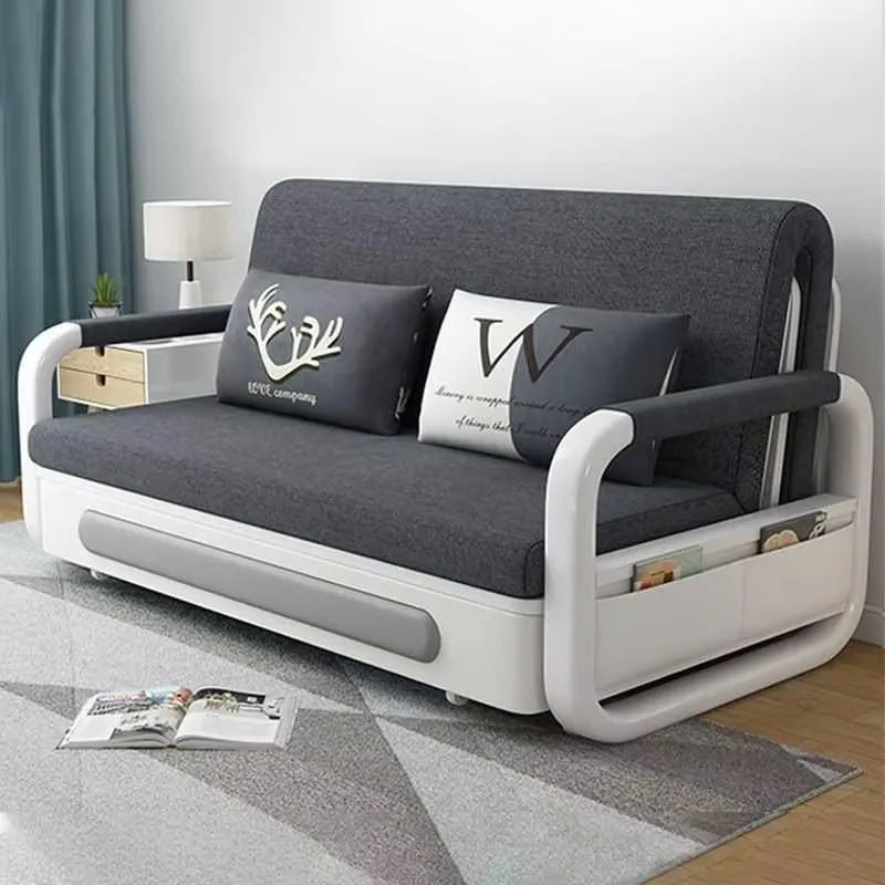 Modern-Sectional-Fabric-Sofa-Bed-Set-for-Living-Room-Metal-Base-with-Storage-Foam-Padding-Reclining-Feature-Hotel-Suitable