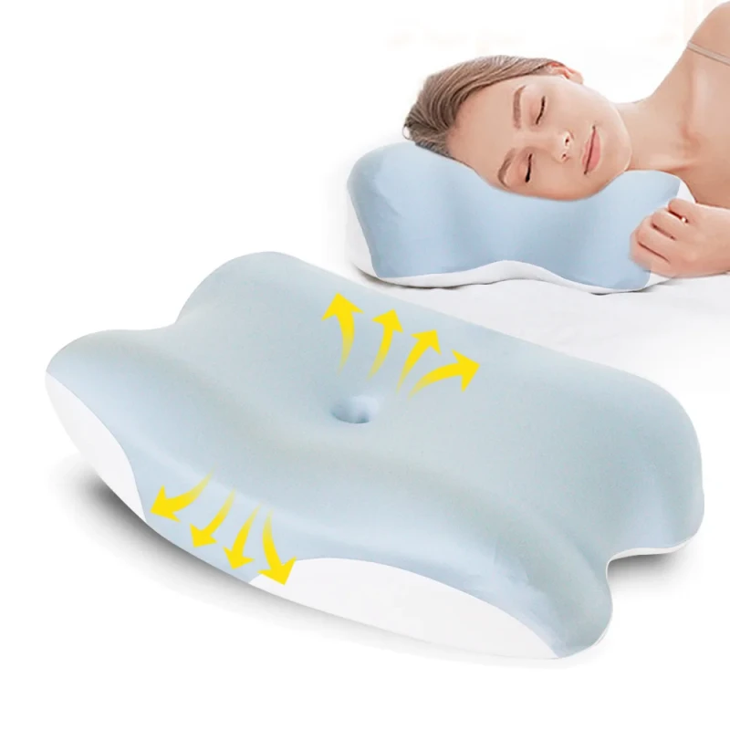 Modern-Simple-Customized-Color-Butterfly-Shaped-Memory-Foam-Pillow-Eco-friendly-Breathable-Soft-Sleep-Slow-Rebound-Neck