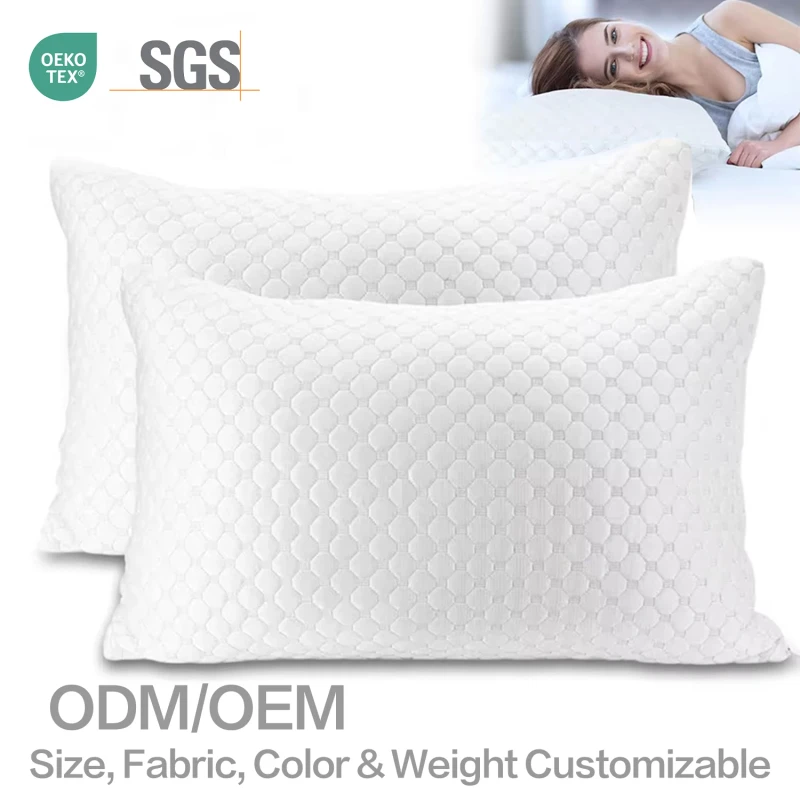 Modern-Solid-Pattern-Cooling-Gel-Memory-Foam-Natural-Latex-Memory-Shredded-Body-Pillow-for-Neck-Support-While-Sleeping