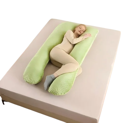Multi-Functional-U-Shaped-Cotton-Pregnancy-Pillow-for-Back-Hip-Belly-Support-Soft-Maternity-Pillow