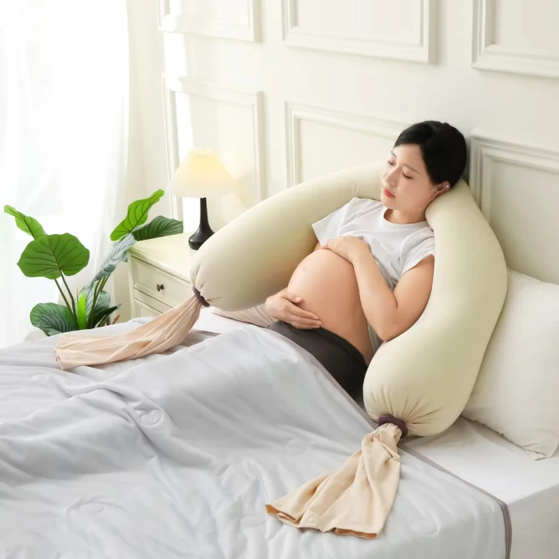 Multi-Purpose-Spandex-Maternity-Pregnancy-Pillow-Rectangular-Comfort-Belly-Waist-Support-Cushion-for-Pregnant-Women-Sleep