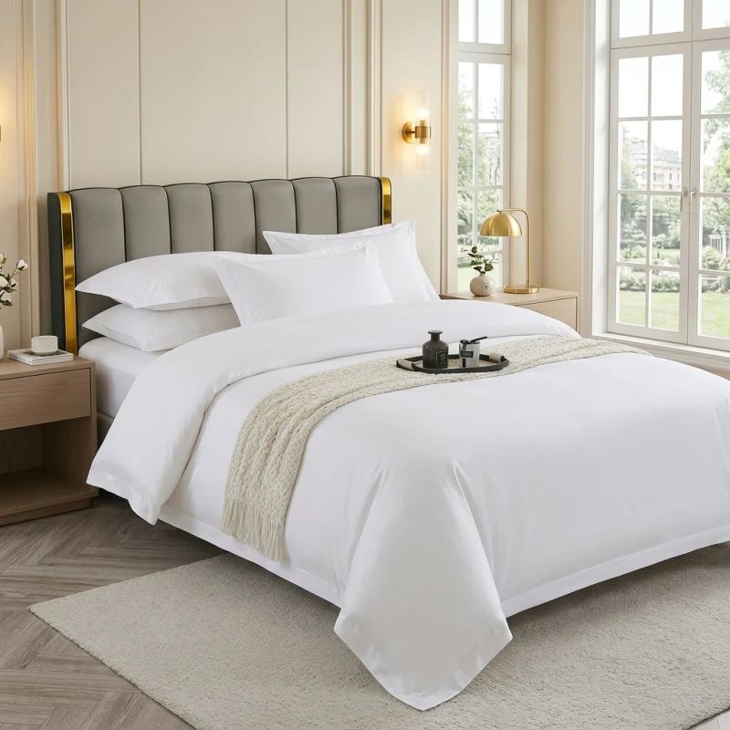 Multi-Size-100-Cotton-Hotel-Flat-Sheet-and-Fitted-Sheet-Soft-Commercial-Bedding-Set-for-Stock