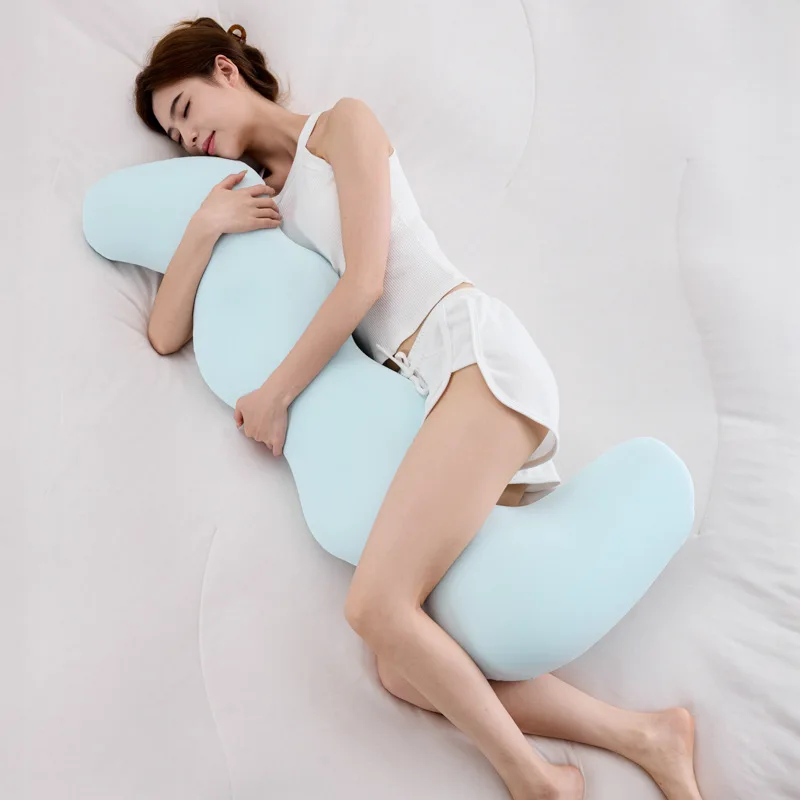 Multi-functional-Zero-Pressure-Memory-Foam-Long-Leg-Supporting-Rehydration-Process-Maternity-Pillow