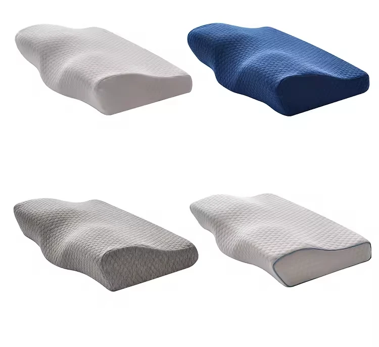 Multicolor-Contoured-Memory-Foam-Gel-Pillow-Butterfly-Shaped-Cooling-Pillows-Anti-Snore-Foam-Gel-Pillow-for-Sleeping