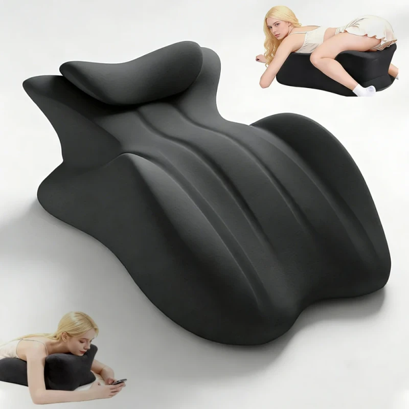 Multifunctional-Prone-Lying-Pillow-for-Bed-Sleeping-Playing-Mobile-Phone-Reading-Memory-Foam-Lying-Bed-Pillow