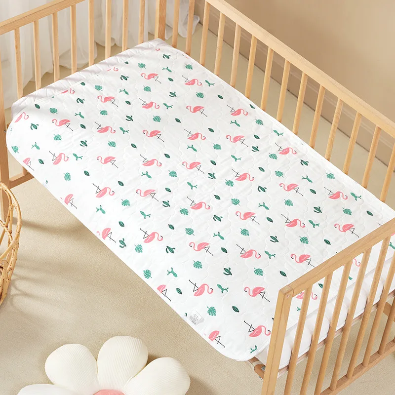 Multifunctional-Reusable-Woven-Cotton-Diaper-Pad-Portable-Waterproof-Eco-Friendly-Baby-Bedding-Changing-Mat-Wool-Animal-Print