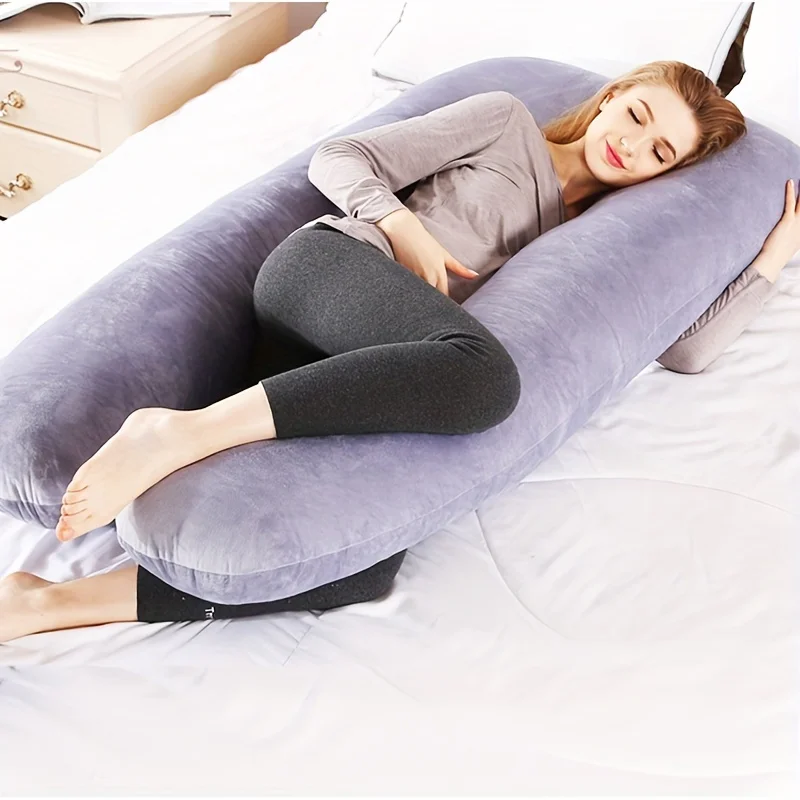 Multifunctional-Waist-Support-Pillow-U-Shaped-Pregnancy-Pillow