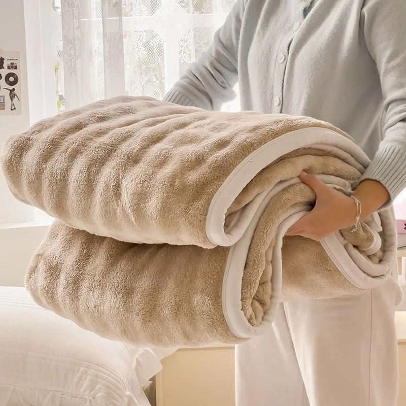Multiple-Styles-Bed-Blanket-Velvet-Quilt-Raschel-Blanket-for-200-230cm-Warm-Blanket-for-Winter